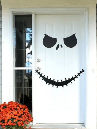 cheap diy halloween decorations - monster doors