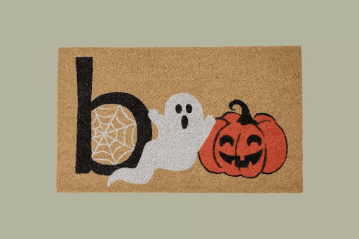 cheap diy halloween decorations - DIY doormat